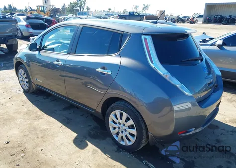 2017 Nissan Leaf S z USA, uszkodzony, nr VIN 1N4BZ0CP4HC309106